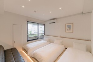 2 chambres, bureau, accès au Wi-Fi (inclus), literie fournie