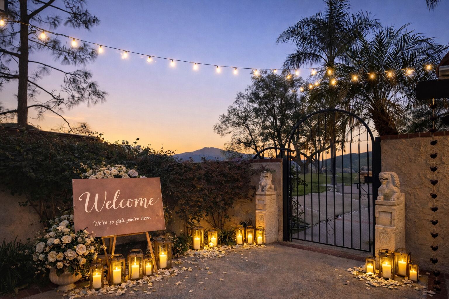 Enceinte de l’hébergement