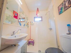 Shower, hair dryer