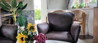 Cozy Finnish cabin with fireplace in the Harz