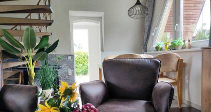 Cozy Finnish cabin with fireplace in the Harz