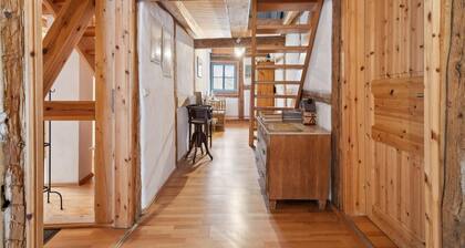 Ferienwohnung mit Sauna & Café in alter Mühle