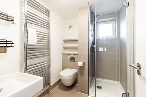 Shower, hair dryer