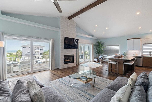 TV, table football, offices