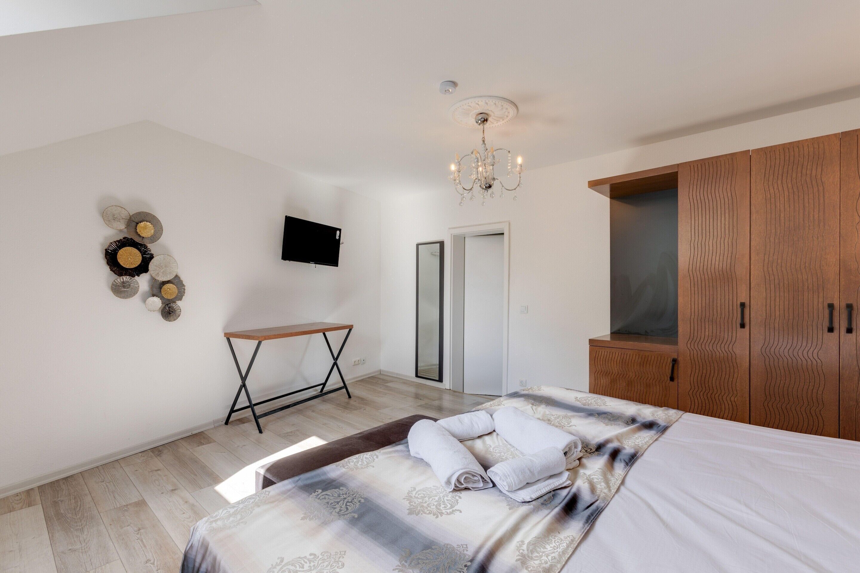 Comfort Apart Daire, 2 Yatak Odası | 6 yatak odası, ayrı ayrı döşenmiş, çarşaf takımı 