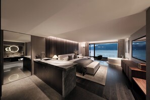 Habitación Premier | Ropa de cama de alta calidad y edredones de plumas