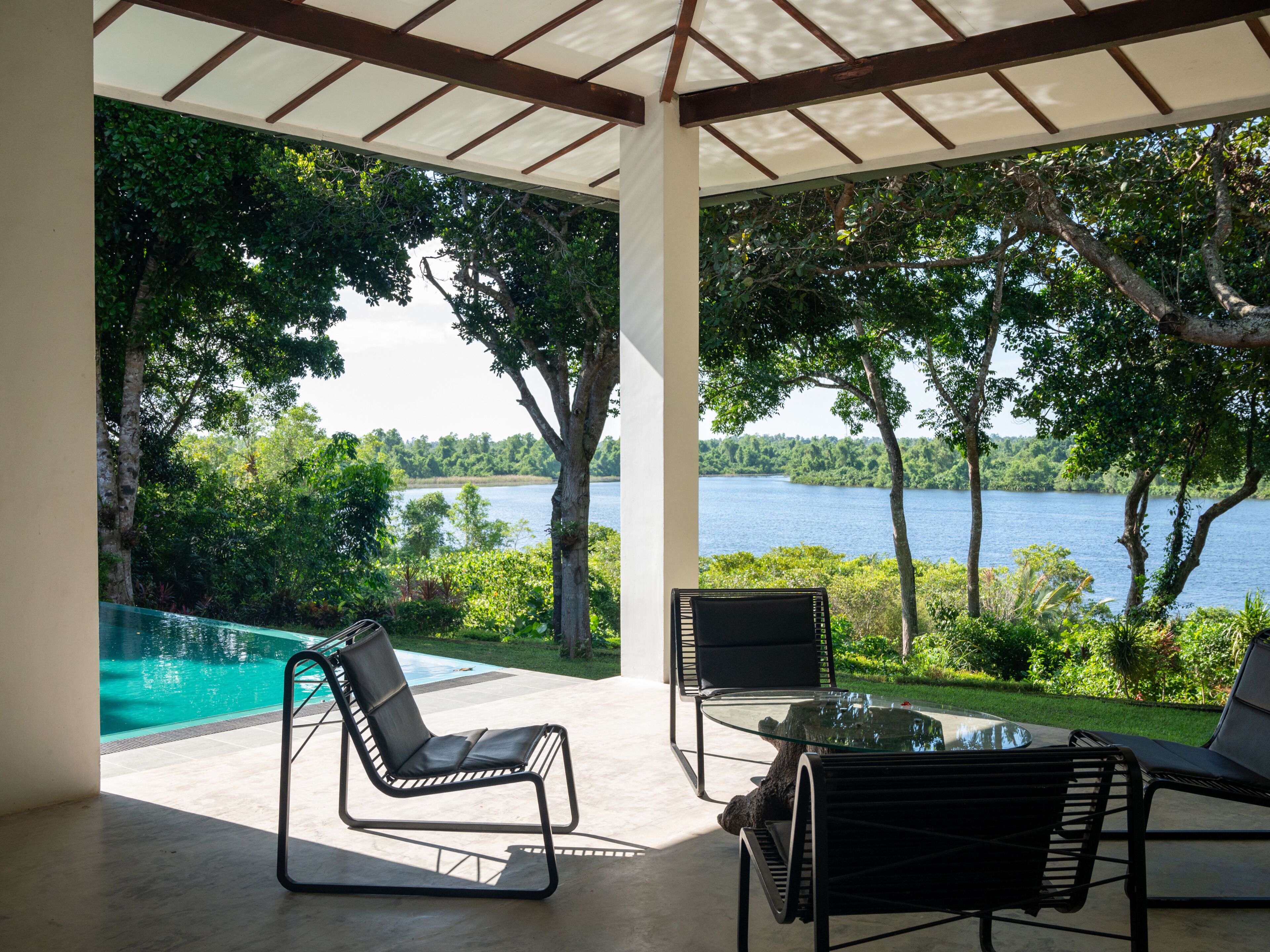 别墅, 河景 | 露台