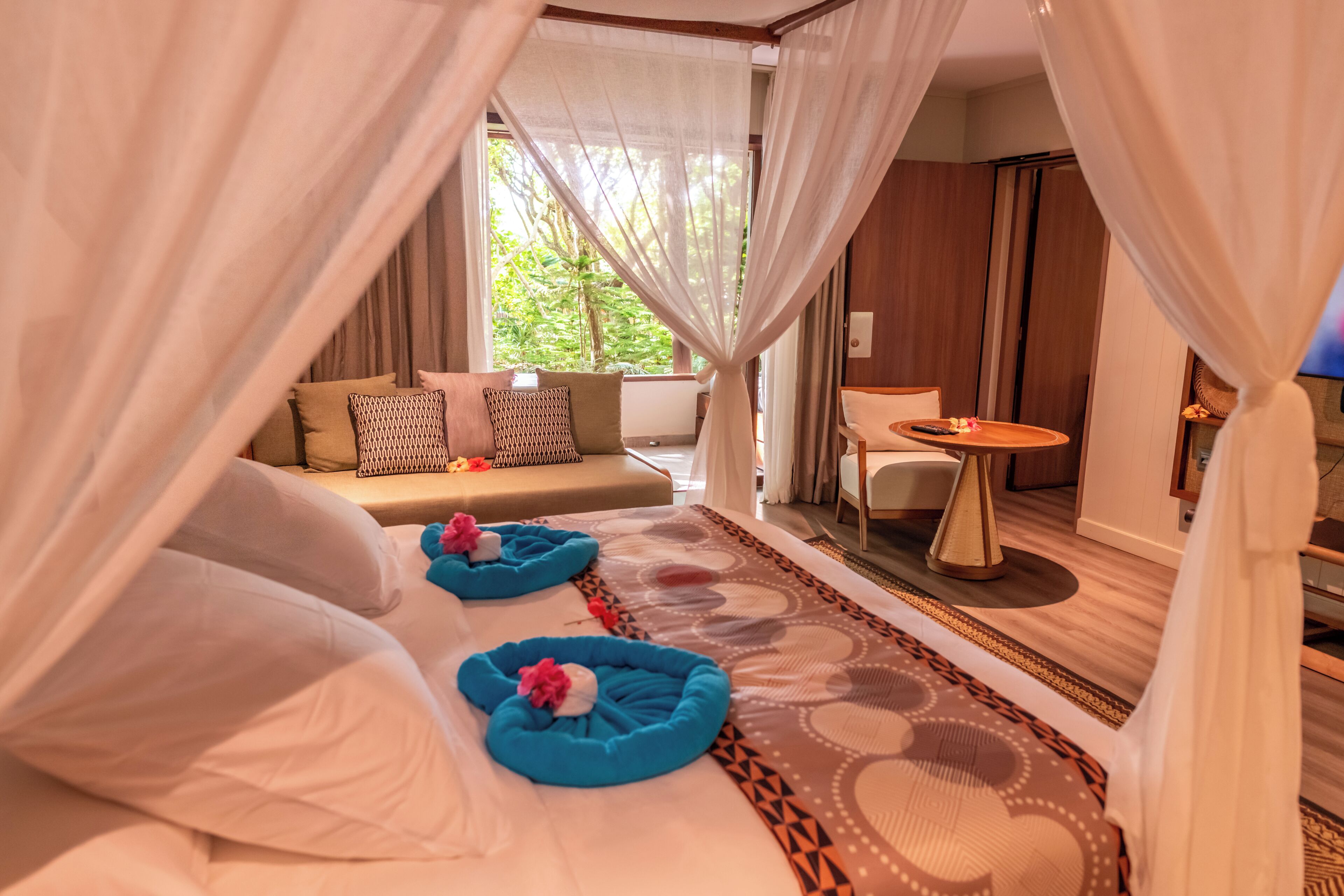 Premium bedding, pillow-top beds, minibar, desk