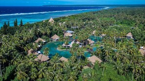 Aerial view - HOTEL WADRA BAY (Lifou)