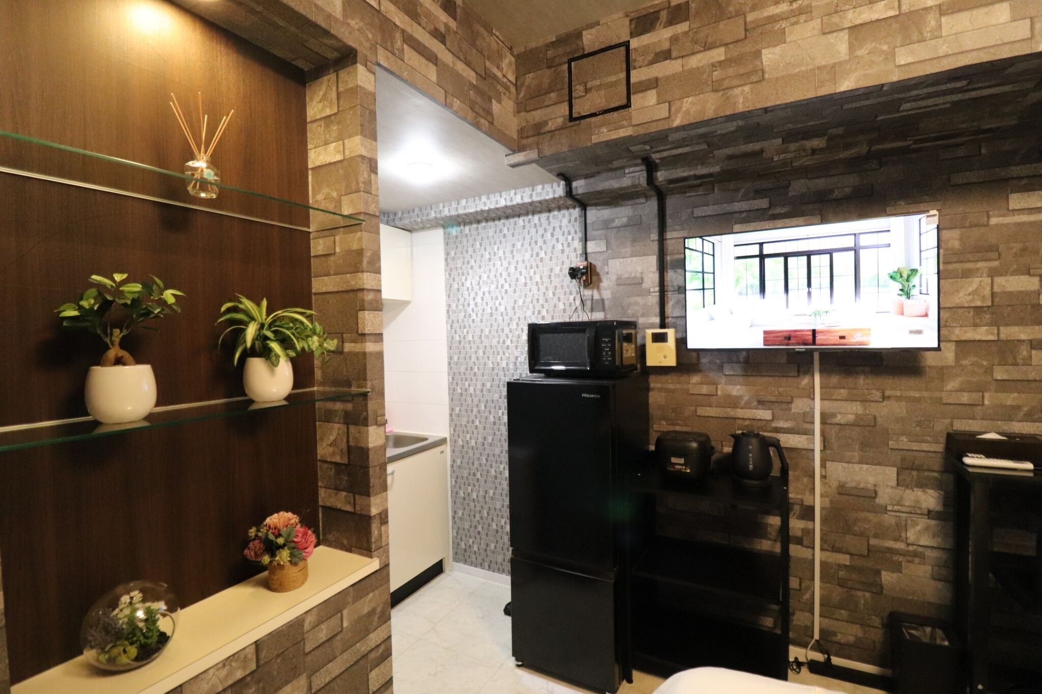 遮光カーテン、WiFi (無料)