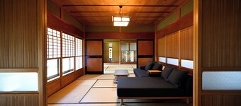 Spacious 6-bedroom apartment in serene Sekigahara with AC, for 8 guests