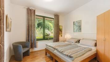 2 habitaciones, wifi, ropa de cama y acceso para silla de ruedas