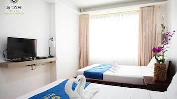 書桌、手提電腦工作空間、免費 Wi-Fi