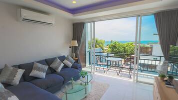 Villa, Balcony | Living area