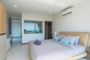 Villa, Balcony | Free WiFi - Sea View Front&Back Pool Near Beach V240 (Koh Samui)