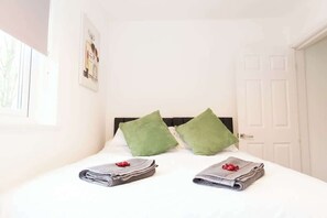 2 bedrooms, iron/ironing board, travel crib, WiFi