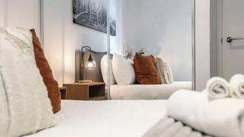 2 habitaciones, tabla de planchar con plancha y wifi gratis