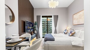 บิสซิเนสสตูดิโอ | Wi-Fi ฟรี, ห้องพักตกแต่งอย่างมีเอกลักษณ์, ตกแต่งพิเศษโดยเฉพาะ