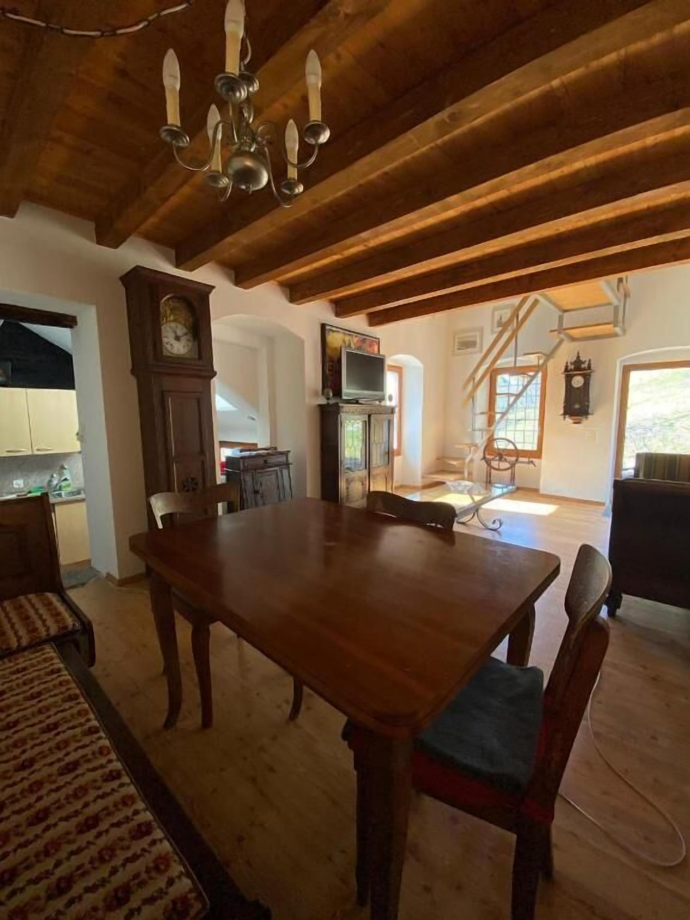 غرفة  دوبلكس مريحة - منظر للجبل | منطقة المعيشة