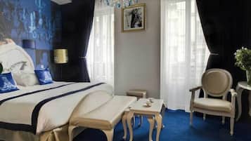 1 chambre, espace de travail pour ordinateur portable, draps fournis