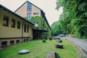 Majoituspaikan julkisivu