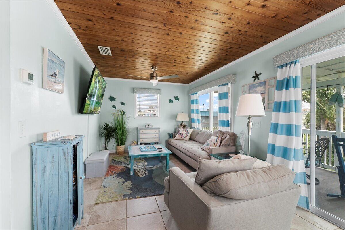 Smart TV, chimenea y libros 