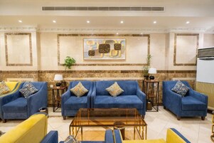 Sitteområde i lobbyen