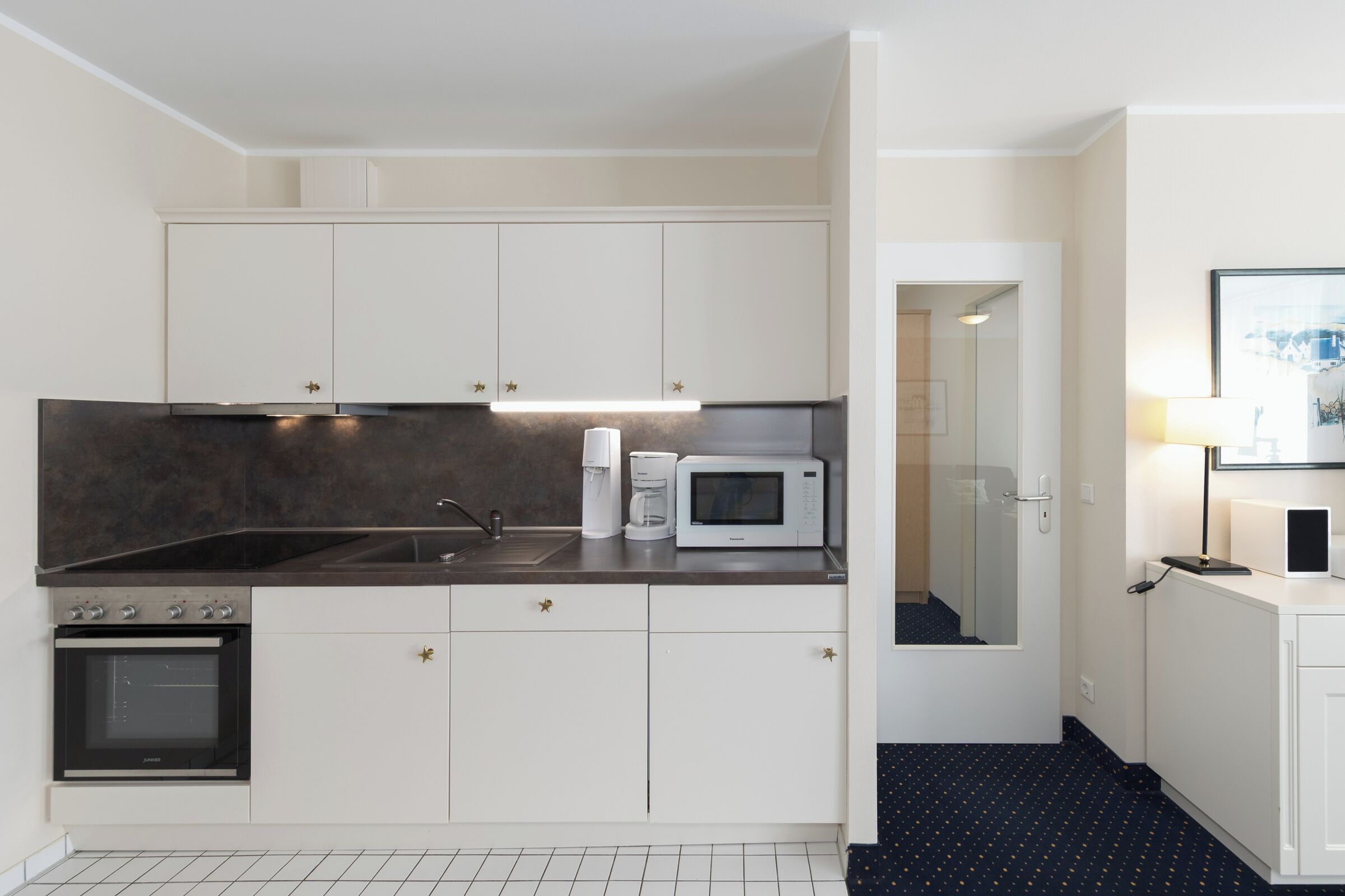 Refrigerador, horno, parrilla de estufa y lavavajillas 