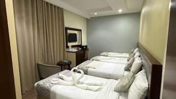 Desk, laptop workspace, free WiFi