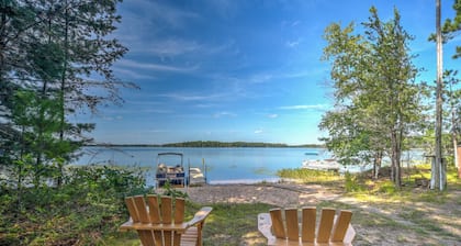 Sunset Bay: Birch Island Lake w/ dock, sandy beach