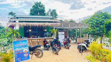 Majoituspaikan julkisivu