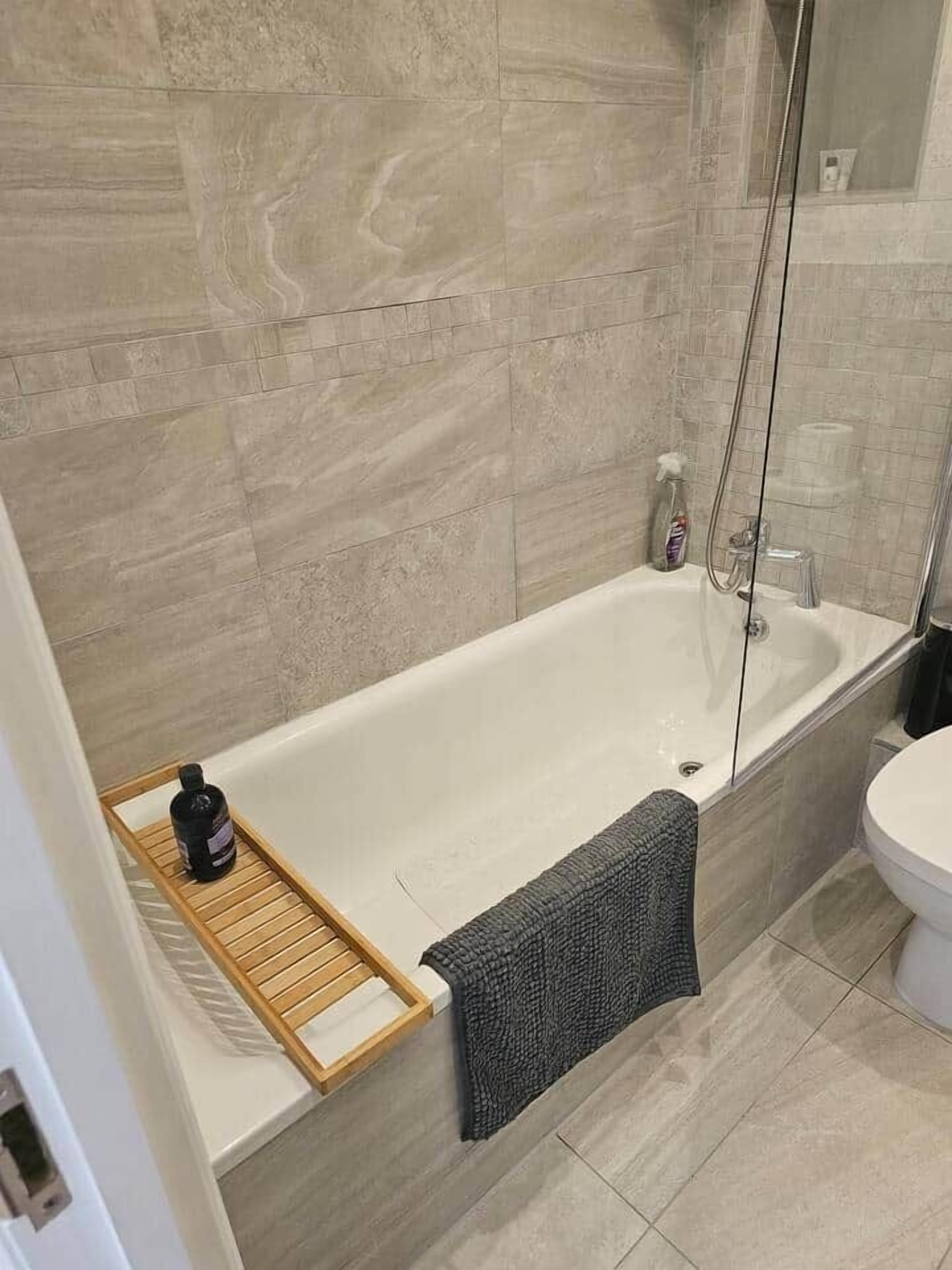 Hair dryer, towels