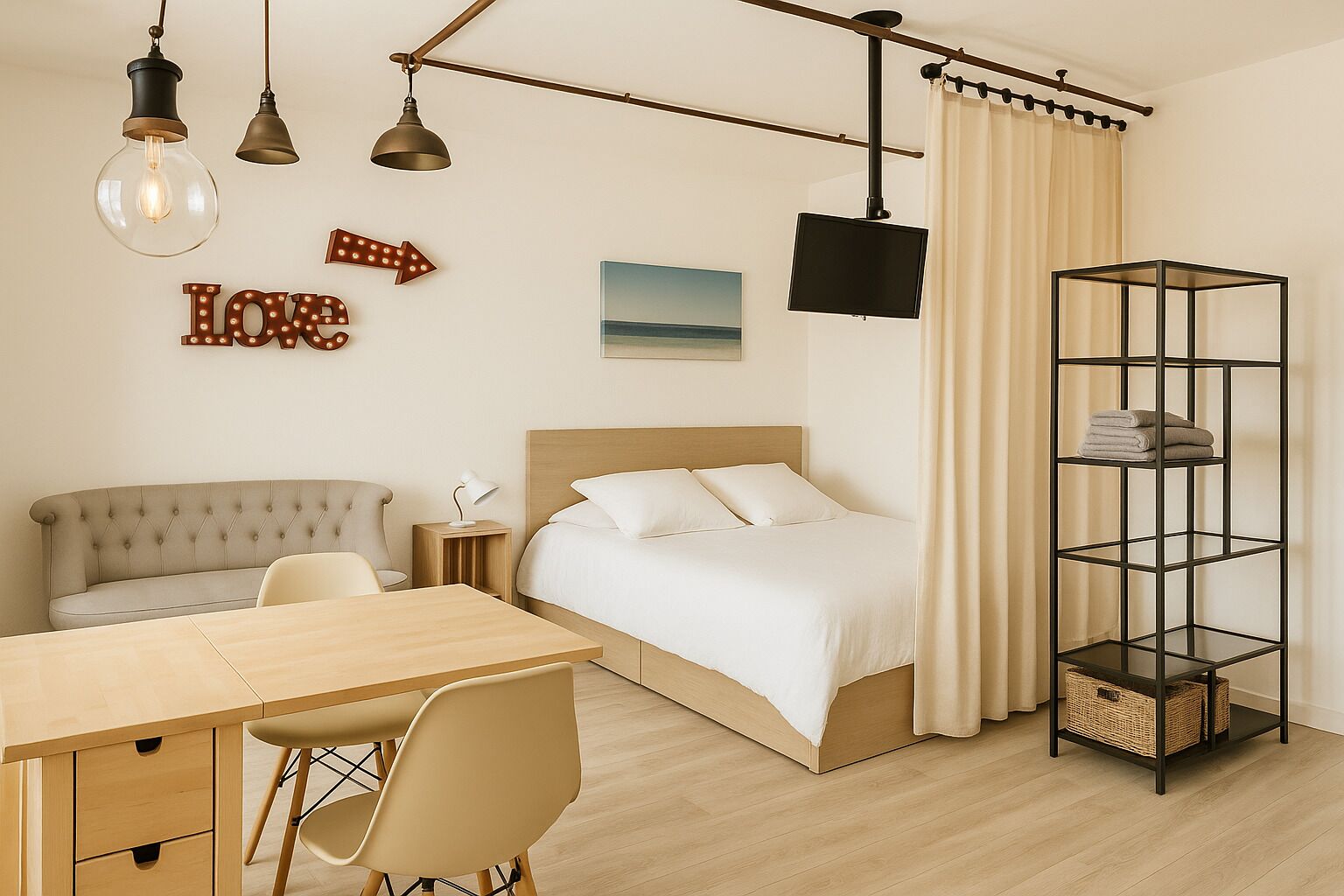 1 slaapkamer, wifi, beddengoed