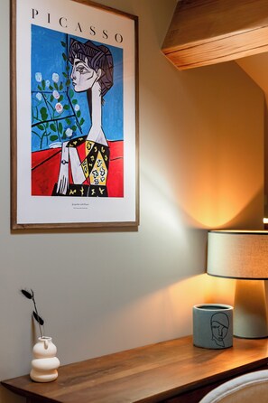 Interior - Chic 3-room duplex air-conditioning & offices - 6 pers (Vallauris)