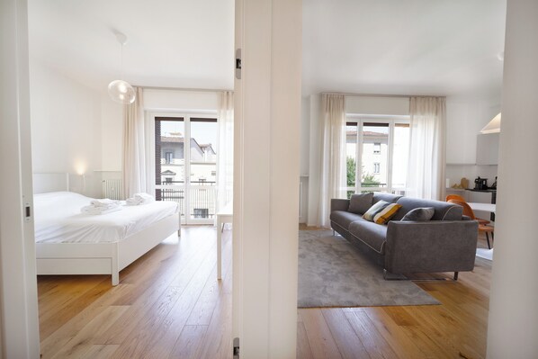 Appartement Confort, balcon | Coin séjour