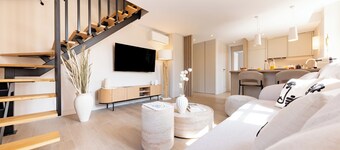 Elegant duplex 8 pers clim & master suite