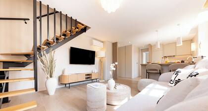 Elegant duplex 8 pers clim & master suite