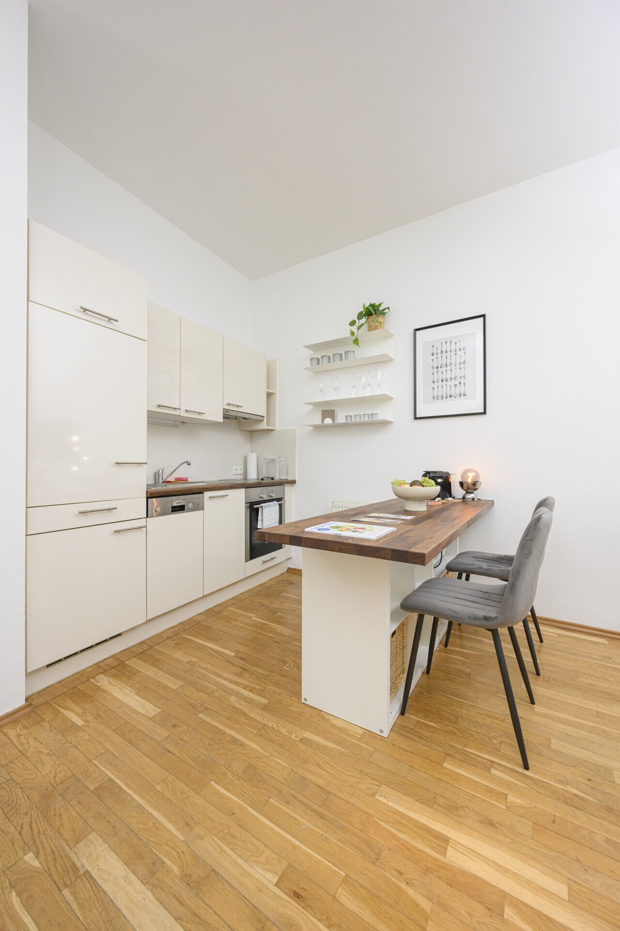 Kühlschrank, Ofen, Herdplatte, Geschirrspüler