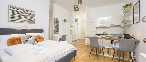 1 chambre, bureau, fer et planche à repasser, Wi-Fi gratuit