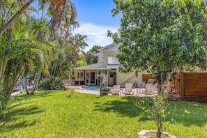 Exterior - Waterfront 4BR w/ pool, dock & beach gear (Cocoa Beach)