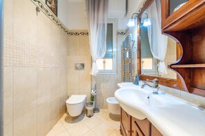 淋浴设施、吹风机、坐浴桶、毛巾