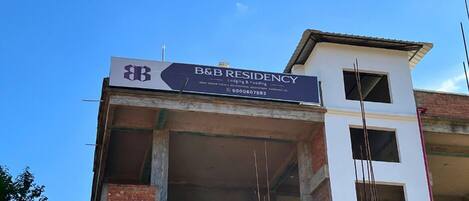 Façade de l’hébergement