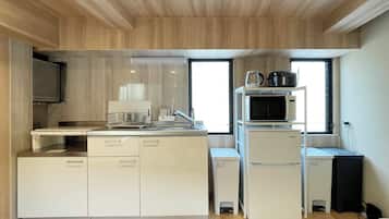 Departamento familiar, para no fumadores, cocina | Cocina privada | Refrigerador, microondas, horno y parrilla de estufa