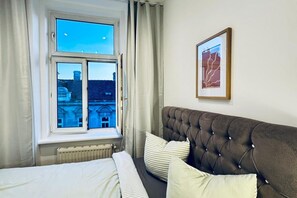 1 bedroom, iron/ironing board, bed sheets