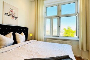 1 bedroom, iron/ironing board, bed sheets