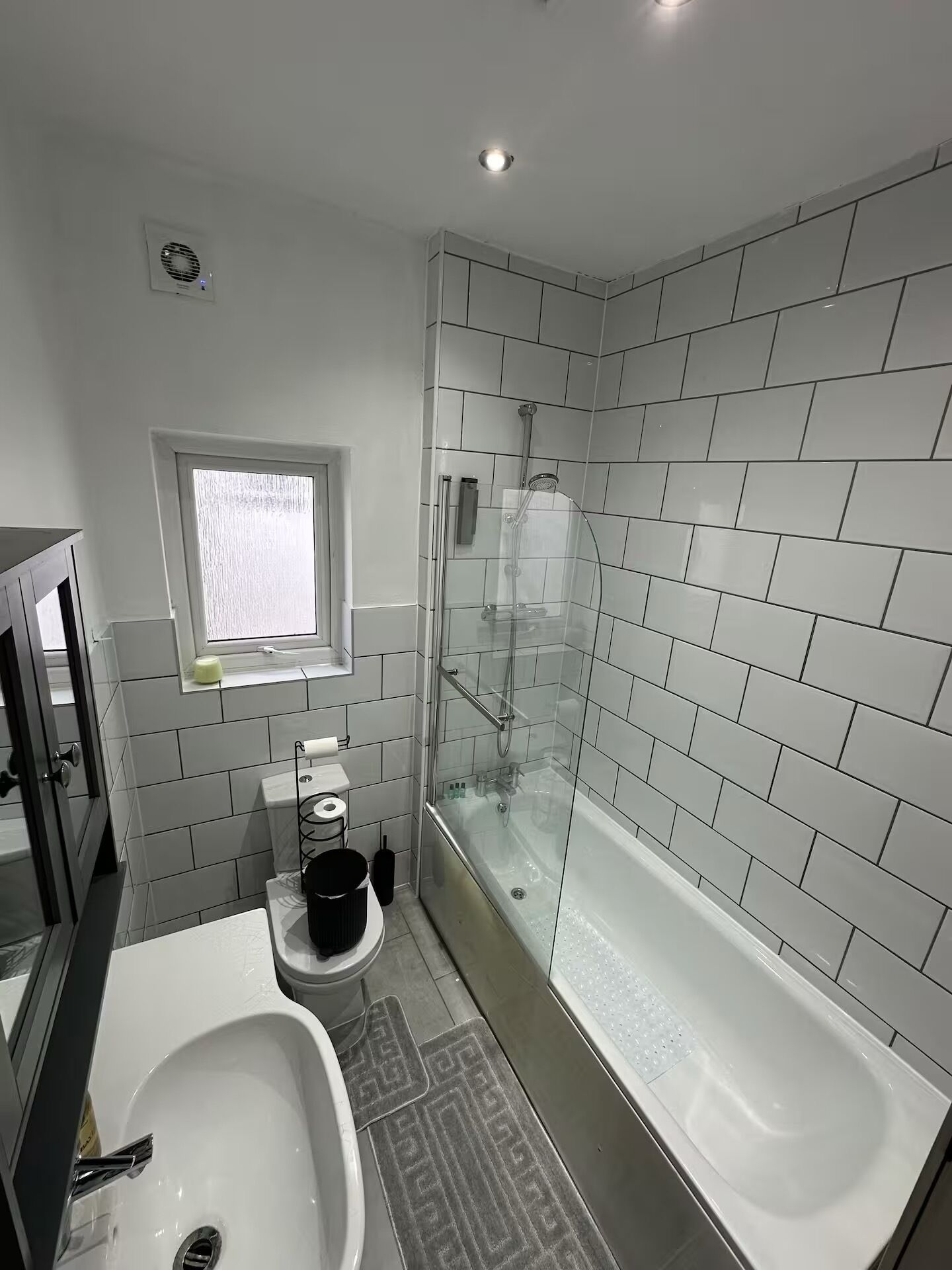 Towels, soap, toilet paper