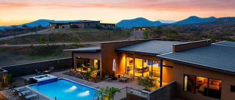 Una piscina climatizada