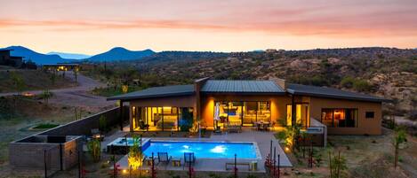 Una piscina climatizada
