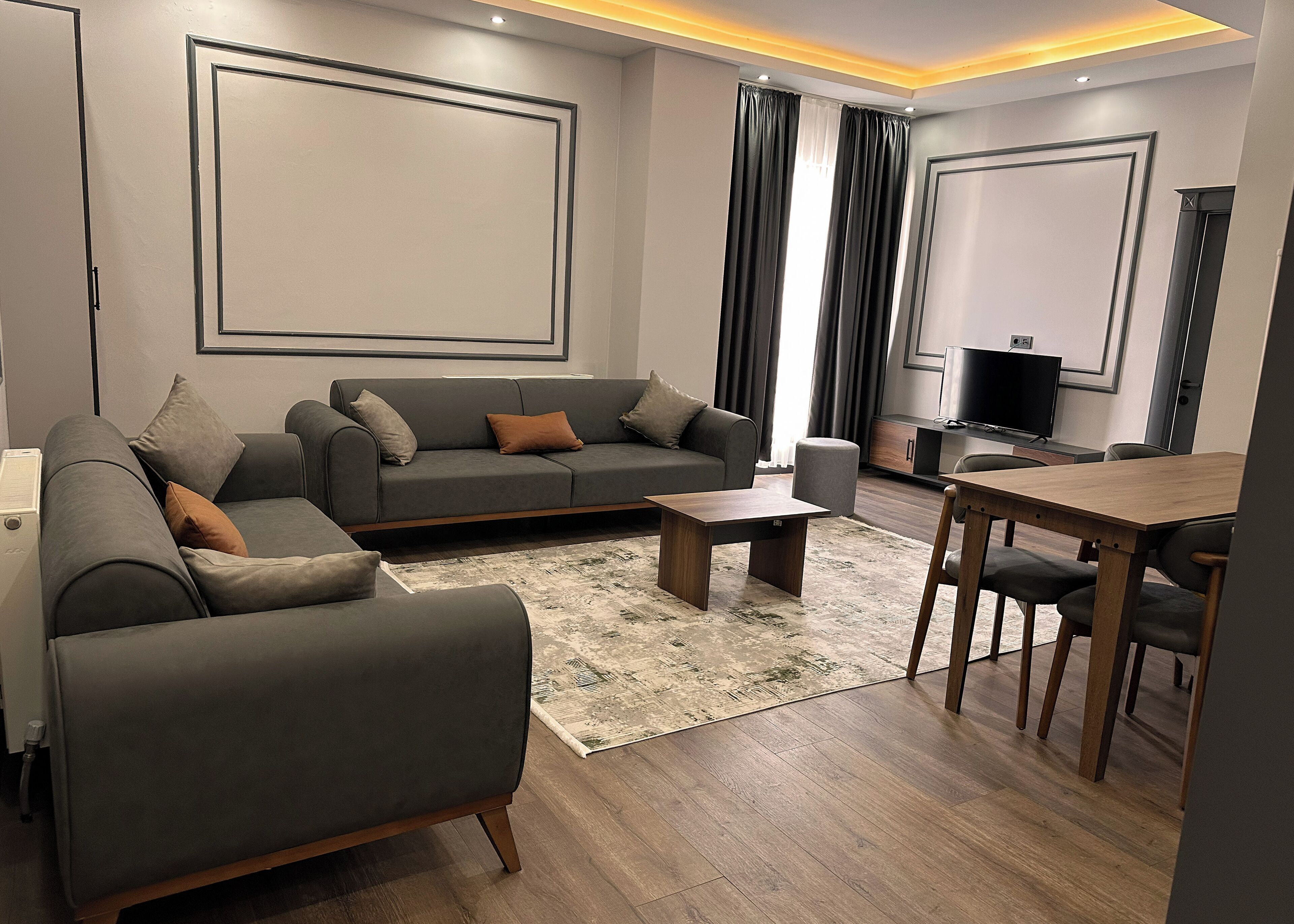 奢华套房, 城市景观 | 埃及棉床单、高档床上用品、遮光窗帘、隔音