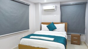 1 غرفة نوم وواي فاي وملاءات أسرّة